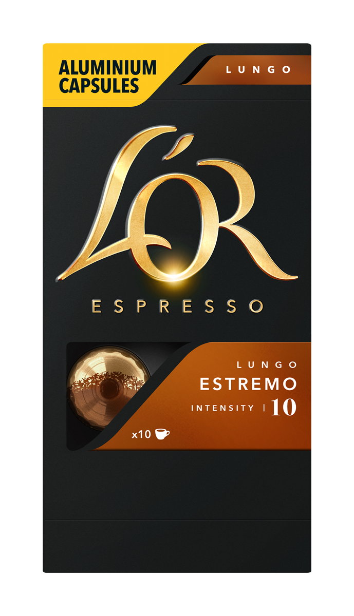 Картинка Кофе в капсулах L'OR Espresso Lungo Estremo №10, 10 порций