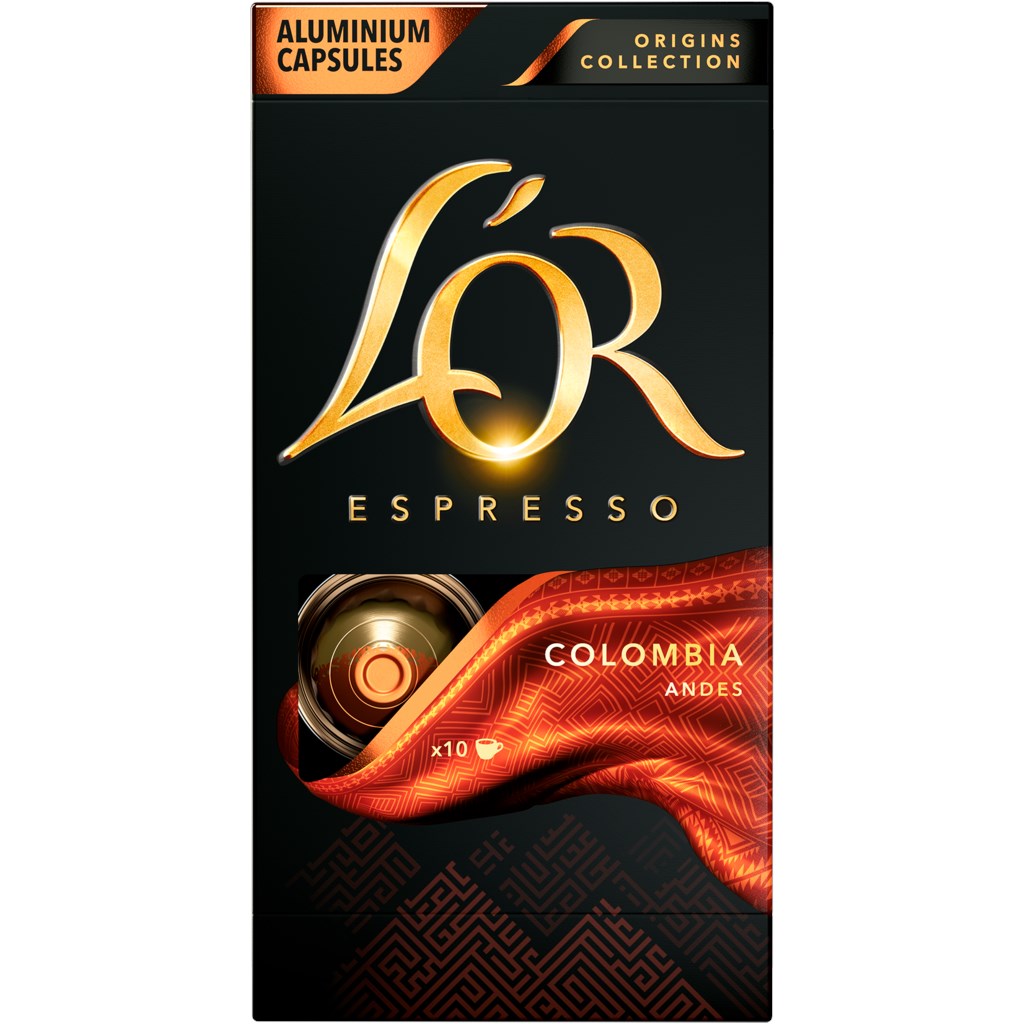 Картинка Кофе в капсулах L'OR Espresso Colombia, 10 порций