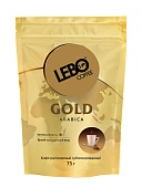 Фото Кофе растворимый сублимированный "LEBO GOLD", 75г
