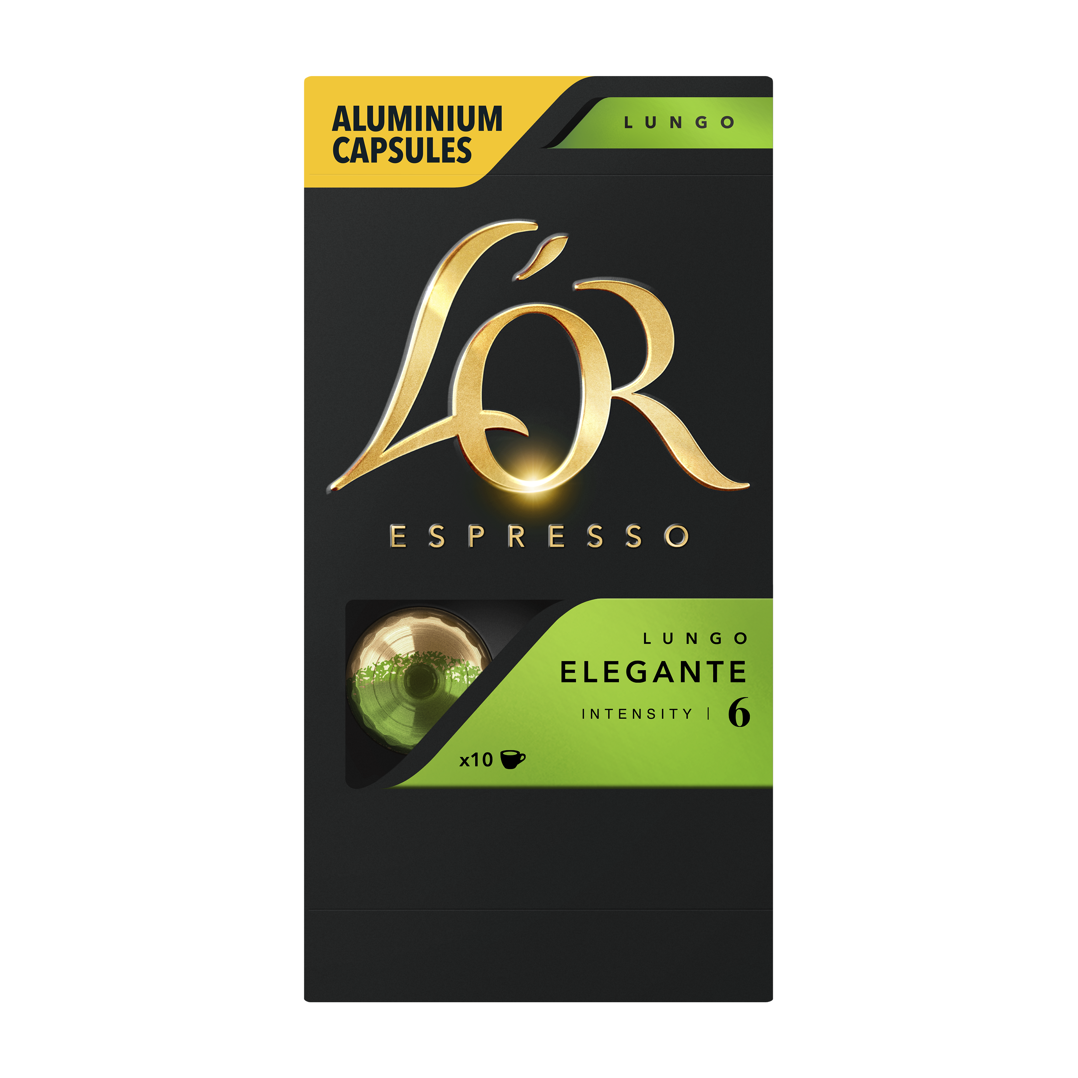 Картинка Кофе в капсулах L'OR Espresso Lungo Elegante №6, 10 порций